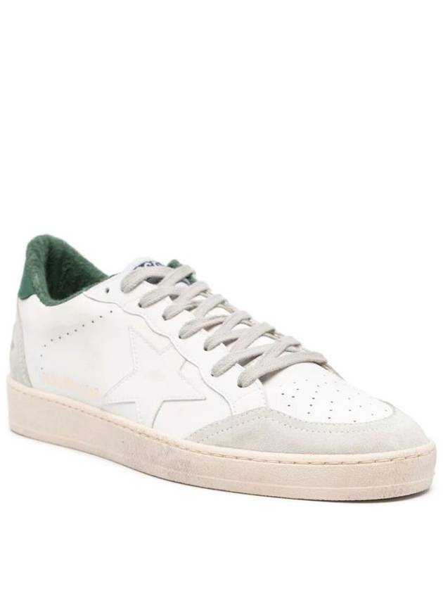 Ball Star Leather Low Top Sneakers White - GOLDEN GOOSE - BALAAN 4