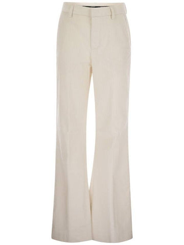 JANICE - Wide corduroy trousers - DONDUP - BALAAN 1