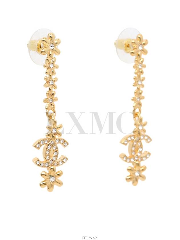 Flower CC logo camellia earrings - CHANEL - BALAAN 3