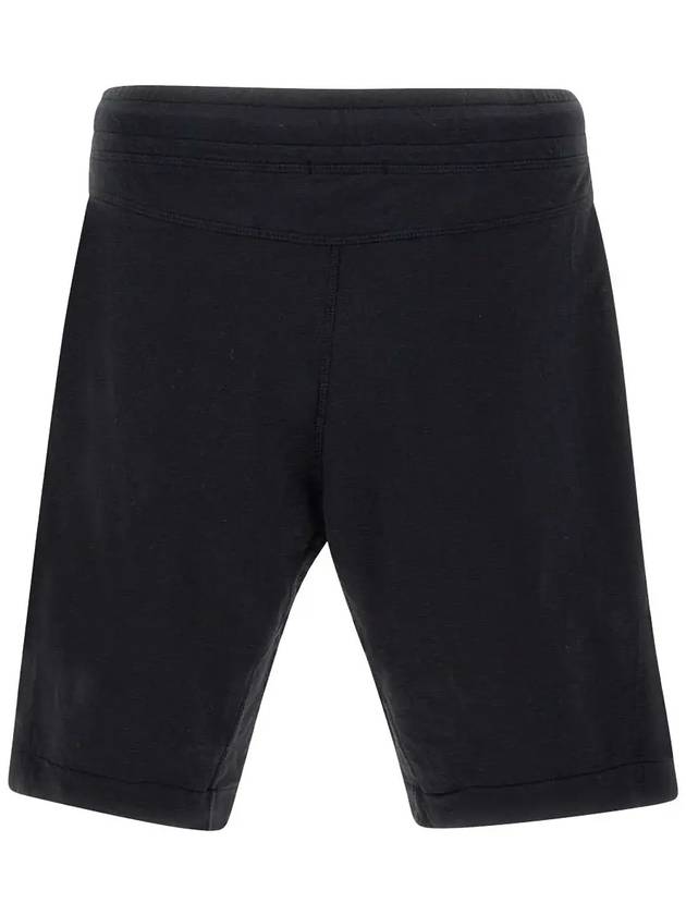 Light Fleece Regular Shorts Black - CP COMPANY - BALAAN 3