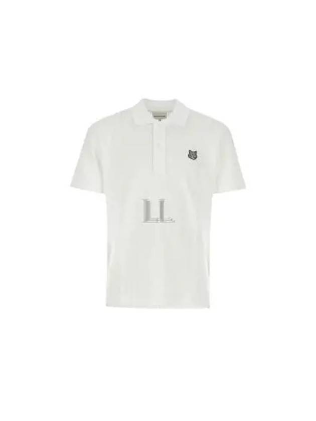 Piquet Polo Shirt White - MAISON KITSUNE - BALAAN 2