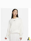 Sportswear Phoenix Fleece Crew Neck Sweatshirt White - NIKE - BALAAN 2