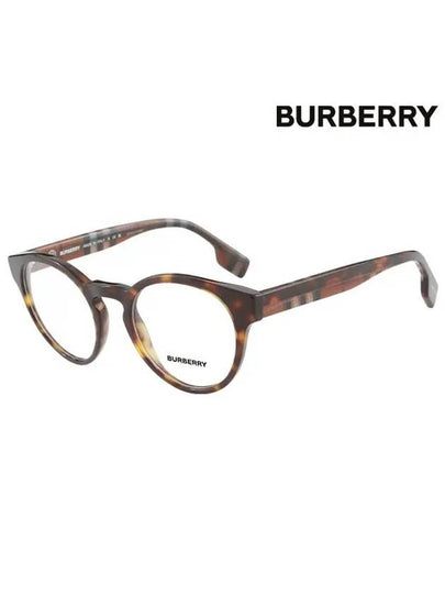 Eyewear Grant Round Glasses Havana - BURBERRY - BALAAN 2