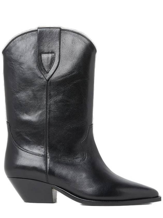 Duerto Ankle Middle Boots Black - ISABEL MARANT - BALAAN 2