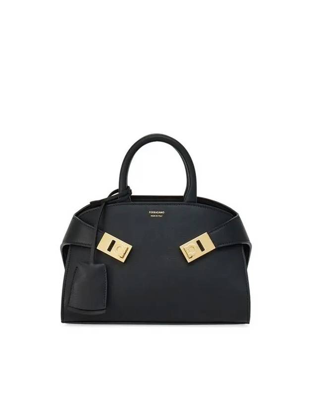 Hug Mini Bag Black - SALVATORE FERRAGAMO - BALAAN 1