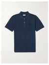 Bold Fox Head Patch Comfort Polo Shirt Ink Blue - MAISON KITSUNE - BALAAN 2