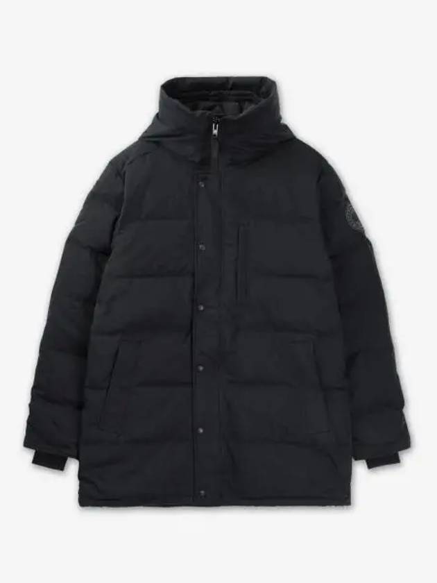 Carson Label Padded Parka Black - CANADA GOOSE - BALAAN 2