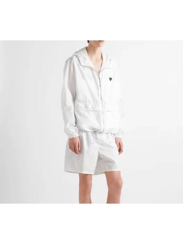 Re-Nylon Blouson Jacket White - PRADA - BALAAN 5