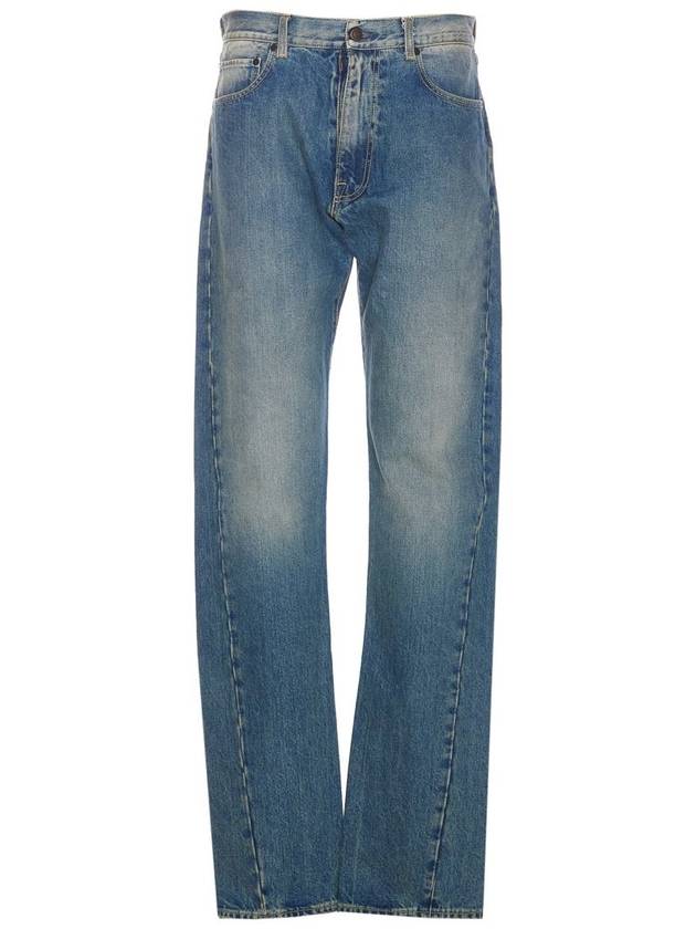 Turn-Up Hem Jeans Blue - MAISON MARGIELA - BALAAN 2