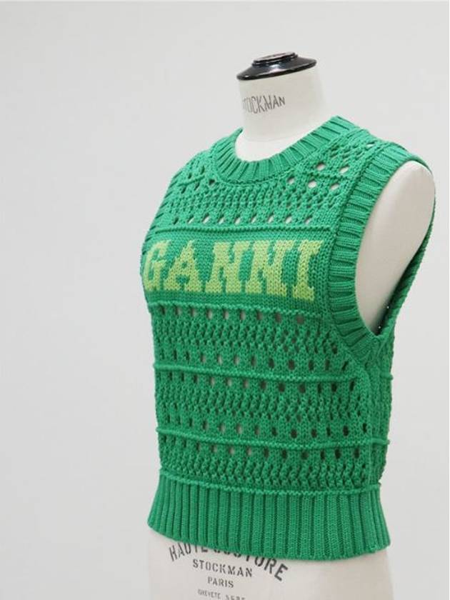 green knit sleeveless - GANNI - BALAAN 5