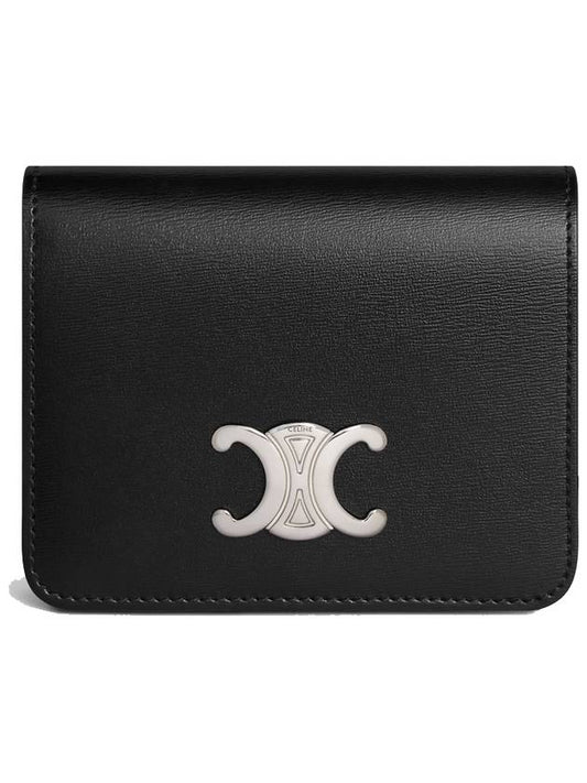 Leather Wallet WITH FRONTAL Triumph Logo 10K623DPV38DI B0651334775 - CELINE - BALAAN 2