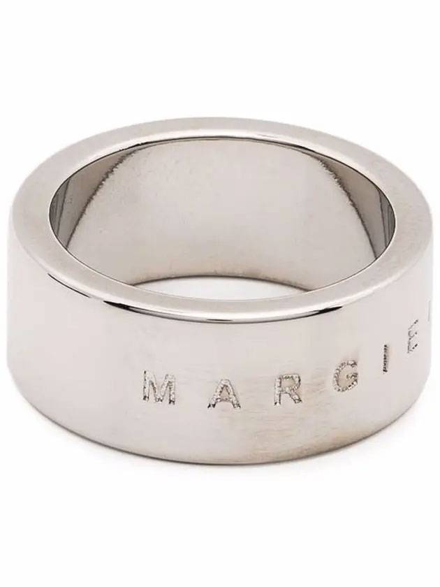 Women's  Minimal Logo Ring Silver - MAISON MARGIELA - BALAAN 1