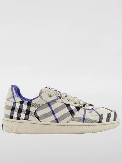 Check Terrace Low Top Sneakers Lichen - BURBERRY - BALAAN 2