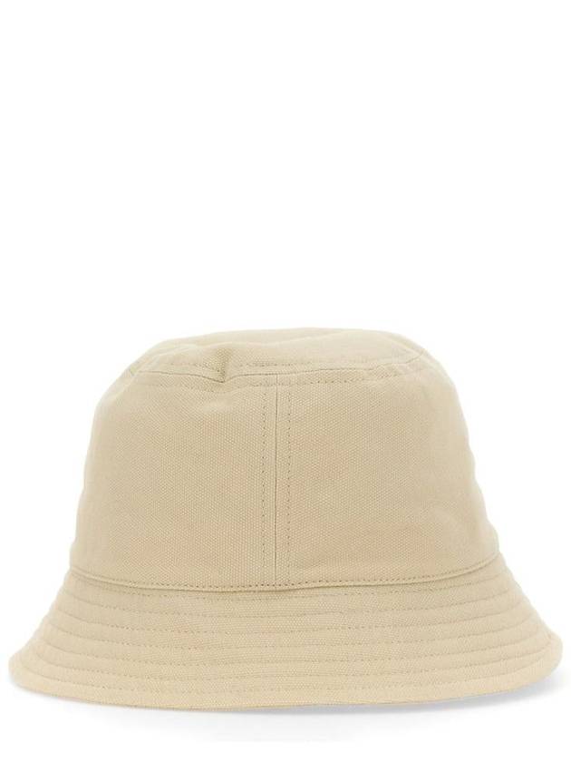 Haley Embroidered Logo Bucket Hat Ivory - ISABEL MARANT - BALAAN 4