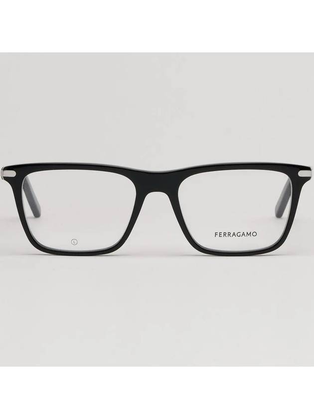 Men's Demo Square Eyeglasses Black - SALVATORE FERRAGAMO - BALAAN 4