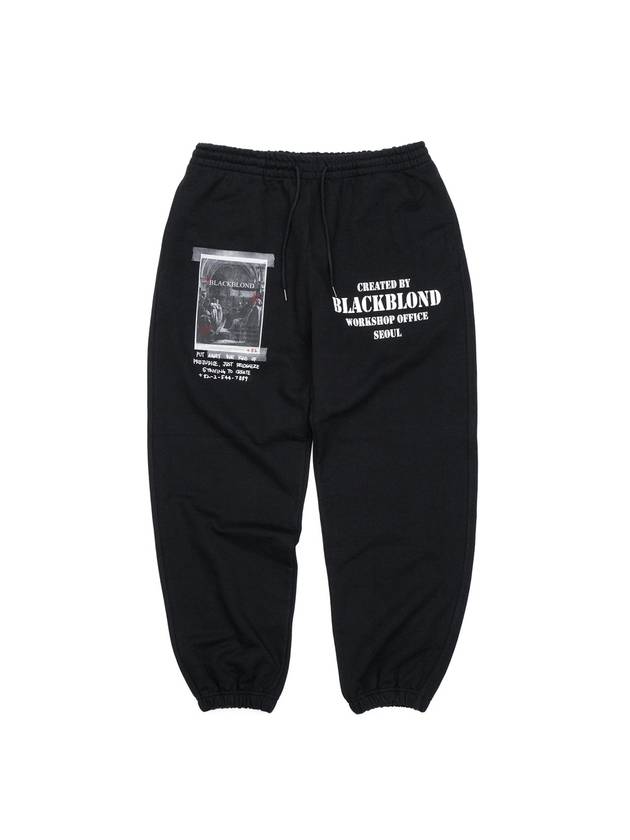 BBD No Sympathy Sweatpants Black - BLACKBLOND - BALAAN 3