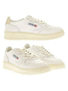 Medalist Low Top Sneakers Beige White - AUTRY - BALAAN 2