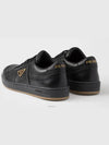 Downtown Nappa Leather Low Top Sneakers Black - PRADA - BALAAN 5