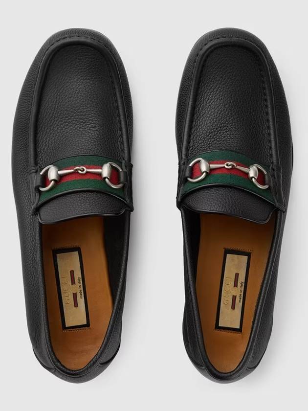 Men's Horsebit Loafers Black - GUCCI - BALAAN 7