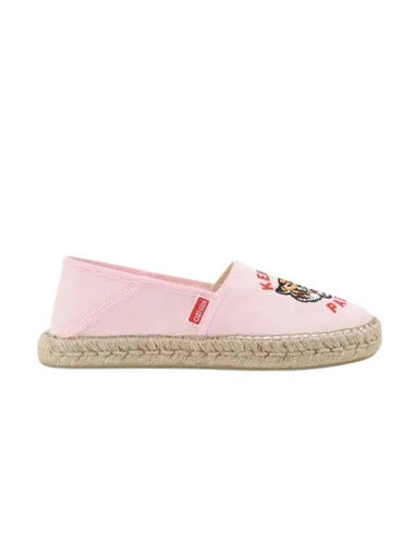 Tiger Canvas Espadrilles Pink - KENZO - BALAAN 1