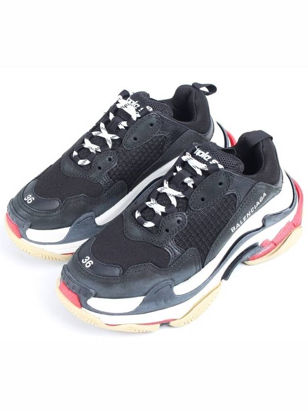 Triple S black red sneakers 35 5 225 - BALENCIAGA - BALAAN 1