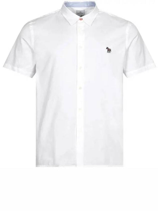 PS by Organic Cotton Short Sleeve Shirt White - PAUL SMITH - BALAAN 2