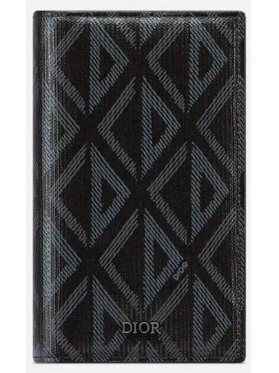 CD Diamond Canvas Card Wallet Black - DIOR - BALAAN 2