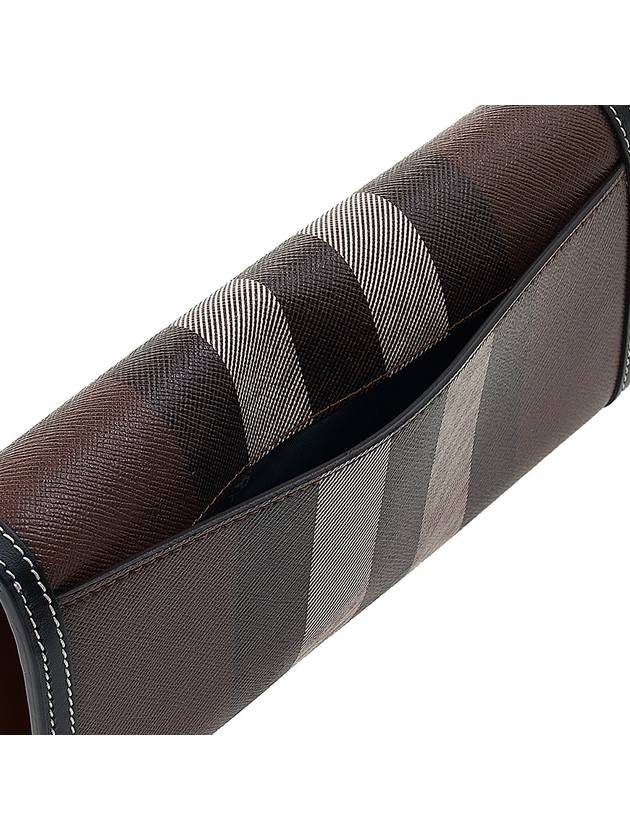 check pattern leather trim wallet - BURBERRY - BALAAN 8
