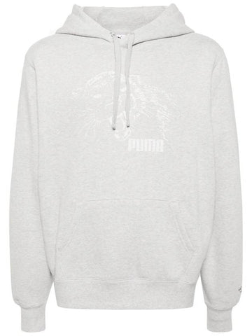 Graphic Hoodie Light Grey Header - PUMA - BALAAN 1