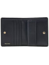 Logo Small Leather Half Wallet Black - MIU MIU - BALAAN 11