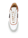 Leather Panel Low Top Sneakers White - TOD'S - BALAAN 5