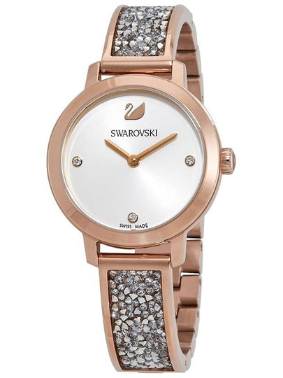 Women's Cosmic Rock Crystal Watch Rose Gold - SWAROVSKI - BALAAN 2