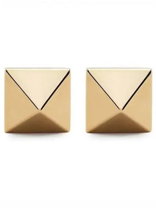 Rockstud Earrings Gold - VALENTINO - BALAAN 1