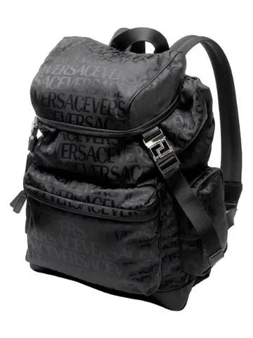 Allover Neo Nylon Backpack Bag Men - VERSACE - BALAAN 1