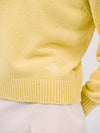 JK Boocle Half Zip Up Knit Top Yellow - JUN BY JUN K - BALAAN 4