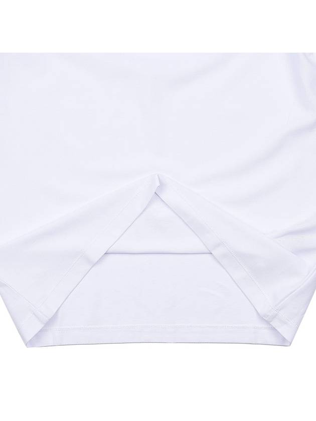 Logo Cotton Polo Shirt White - EMPORIO ARMANI - BALAAN 7