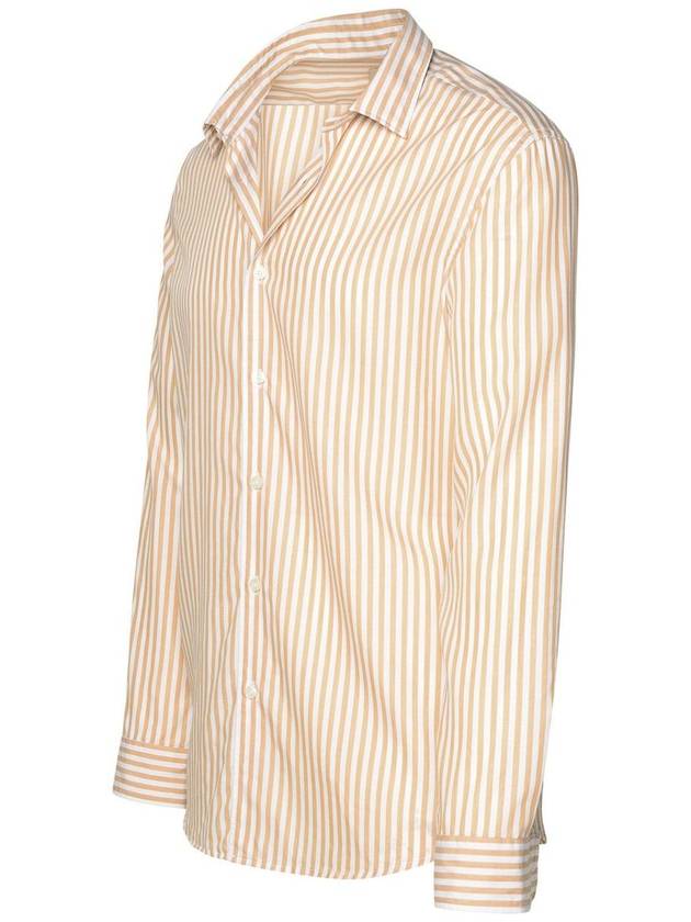 Altea 'Scott' Beige Lyocell Shirt - ALTEA - BALAAN 2