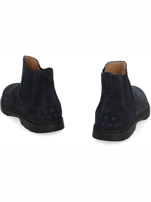 Suede Chelsea Boots Navy - TOD'S - BALAAN 5