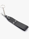 Stud Chain Leather Key Holder Black - VIVIENNE WESTWOOD - BALAAN 3