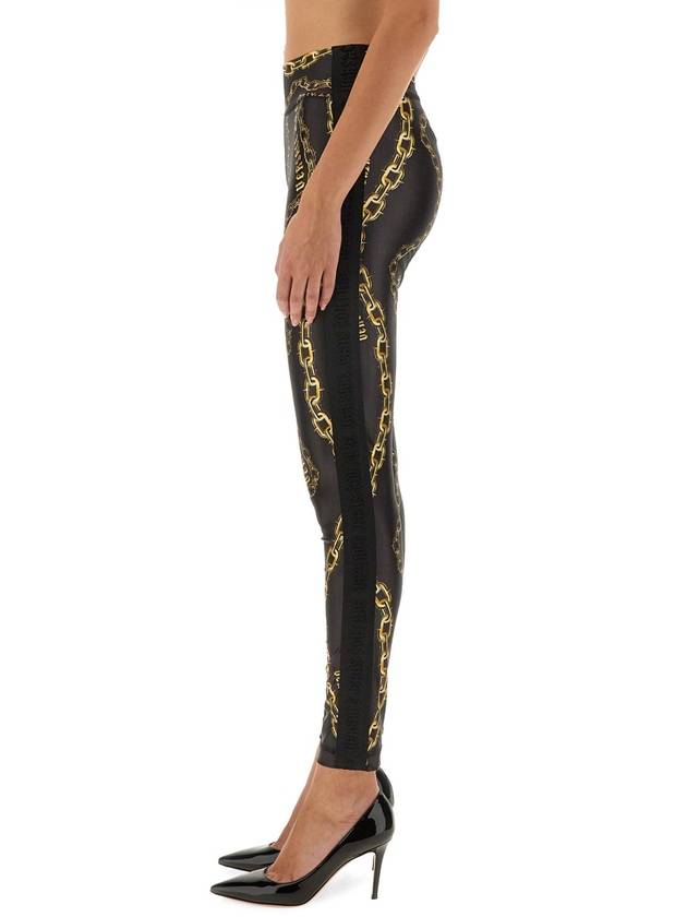 LEGGINGS WITH LOGO - VERSACE - BALAAN 4