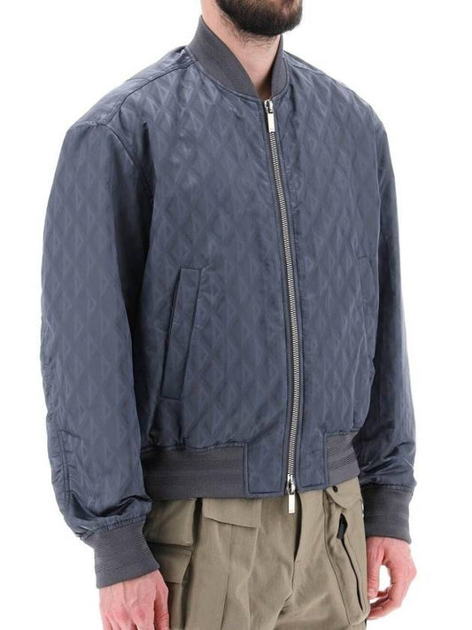 Men's CD Diamond Bomber Jacket Grey - DIOR - BALAAN 2