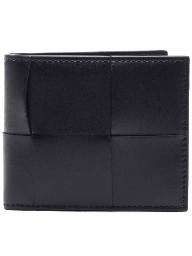 Intrecciato Cassette Half Wallet Black - BOTTEGA VENETA - BALAAN 3