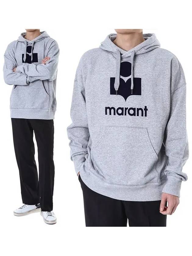 Miley Logo Hoodie Grey - ISABEL MARANT - BALAAN 3