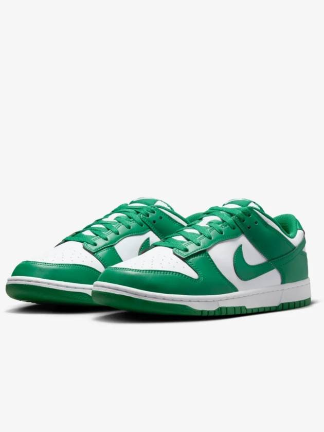 Dunk Retro Low Top Sneakers White Malachite - NIKE - BALAAN 6