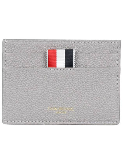 Whale Applique Pebble Card Wallet Grey - THOM BROWNE - BALAAN 2