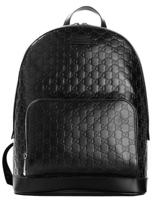 Signature Backpack Black - GUCCI - BALAAN 1