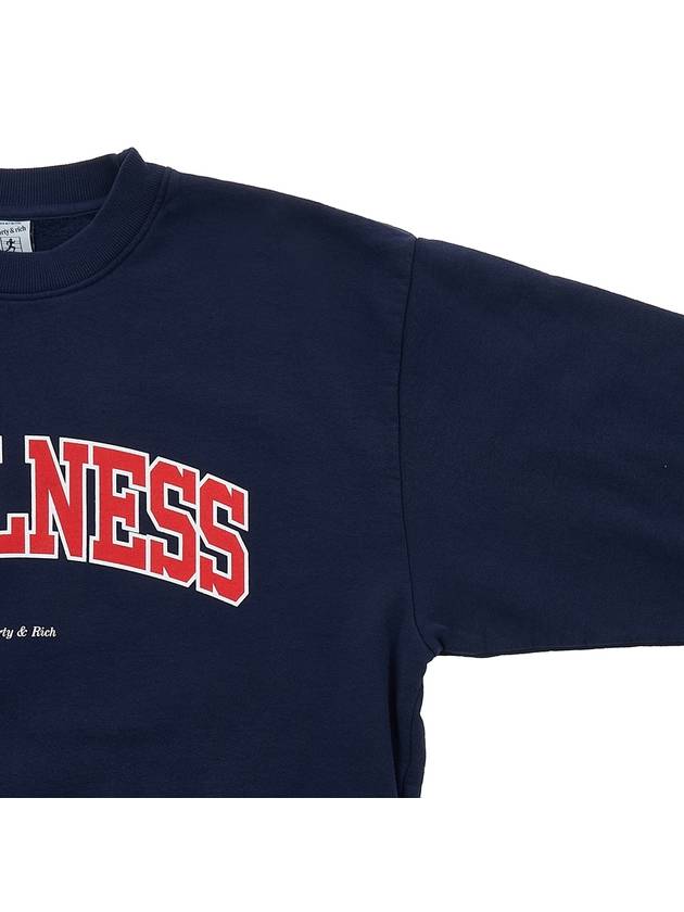 Wellness Sweatshirt WELLNESS IVY CREWNECK NAVY RED - SPORTY & RICH - BALAAN 4