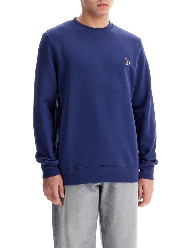 zebra patch crewneck sweatshirt - PAUL SMITH - BALAAN 2