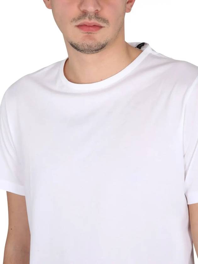 Precise Luxe Cotton Jersey Short Sleeve T-Shirt White - THEORY - BALAAN 5