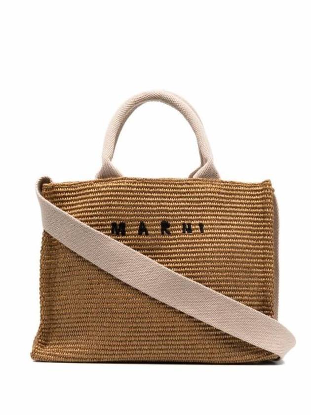 Tote Bag 37113 SHMP0077U0P3860 52723 BROWN - MARNI - BALAAN 1